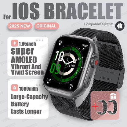 2025 New Smart Watch Women Bluetooth Call Watch Fitness Tracker Waterproof Sport Smart Clock Fashion Ladies Men Smartwatch Woman