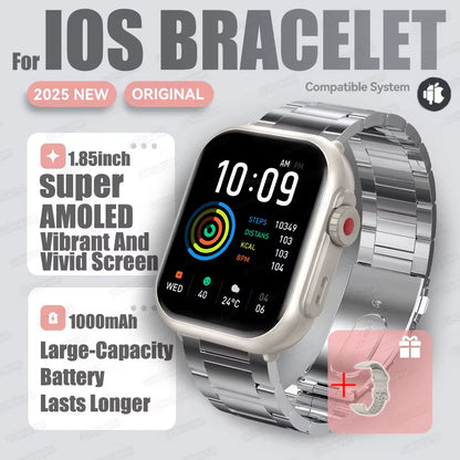 2025 New Smart Watch Women Bluetooth Call Watch Fitness Tracker Waterproof Sport Smart Clock Fashion Ladies Men Smartwatch Woman