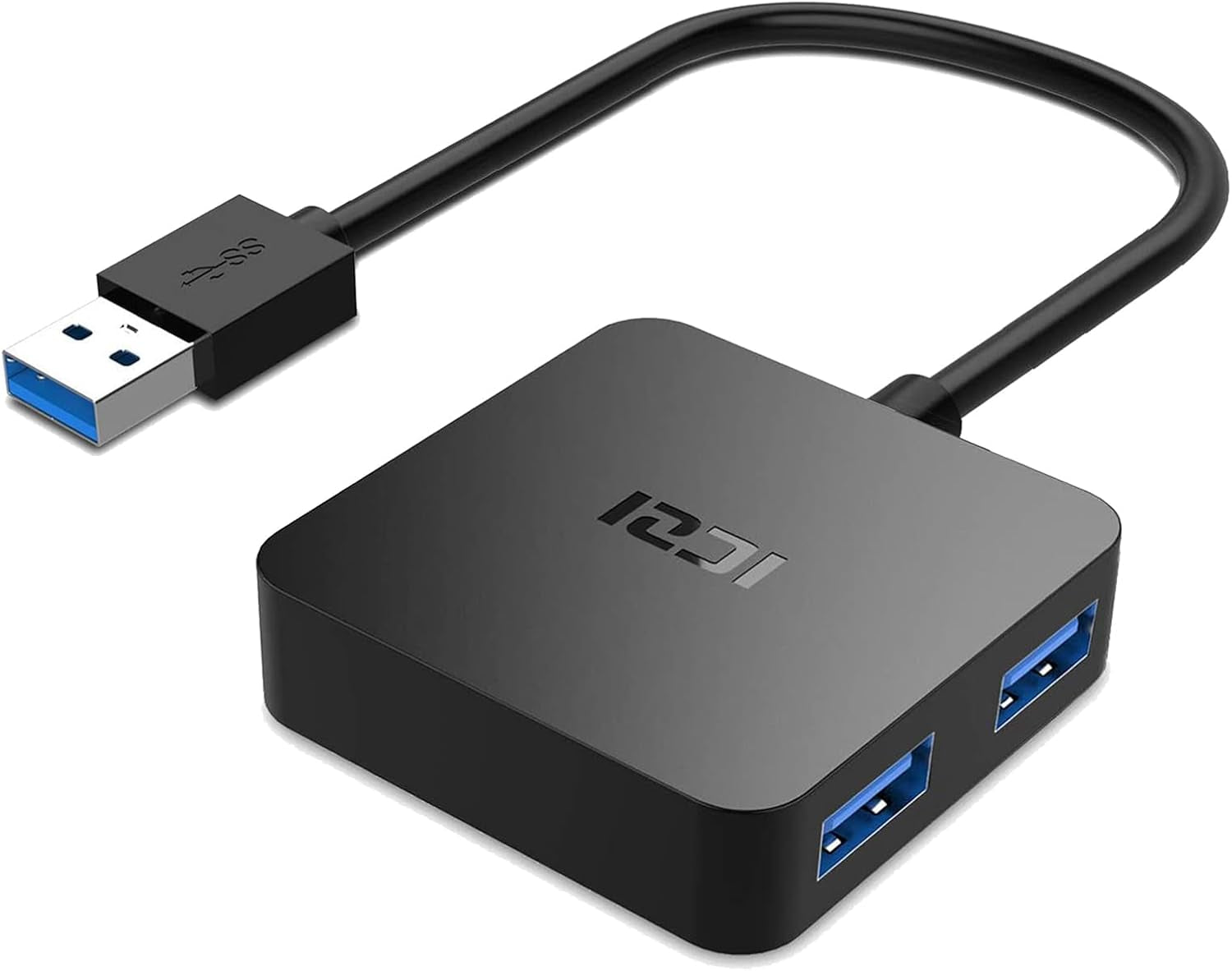 USB 3.0 Hub, 4 Ports USB Splitter Multiple Extender for Laptop, PC, Macbook, Mac Mini, Imac, Surface Pro, Mobile HDD