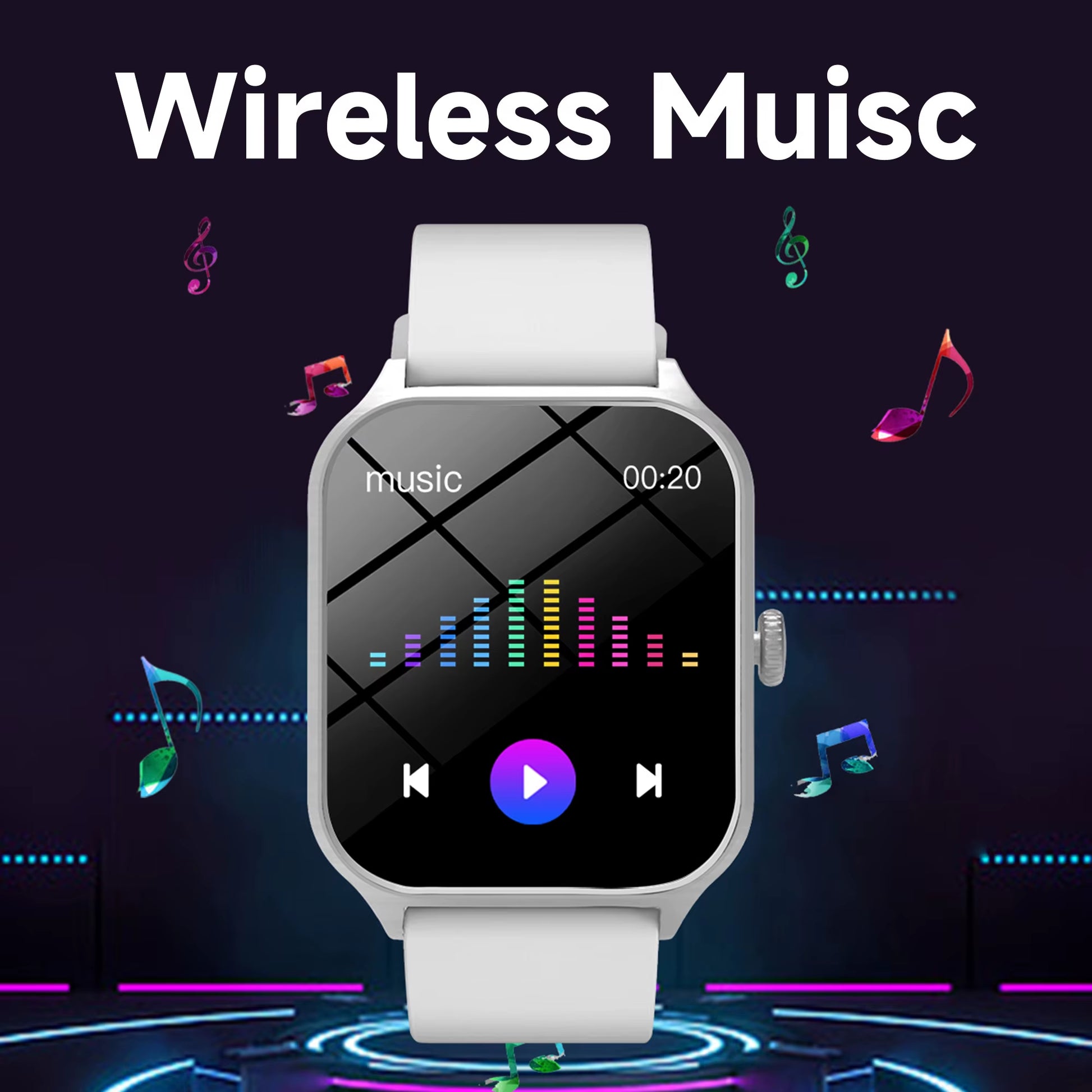 2025 Smart Watch 2.01''Ultra-Low Power Consumption Message Push Multiple Sports Modes Sleep Monitor Long Battery Life - Hot Sale