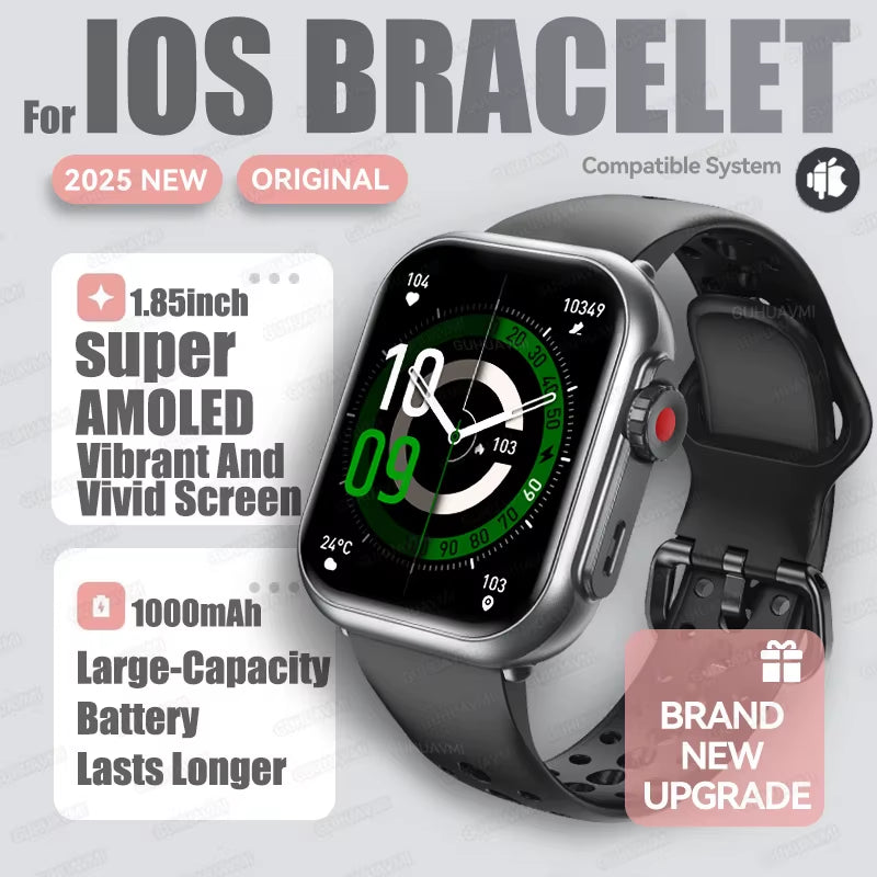 2025 New Smart Watch Women Bluetooth Call Watch Fitness Tracker Waterproof Sport Smart Clock Fashion Ladies Men Smartwatch Woman